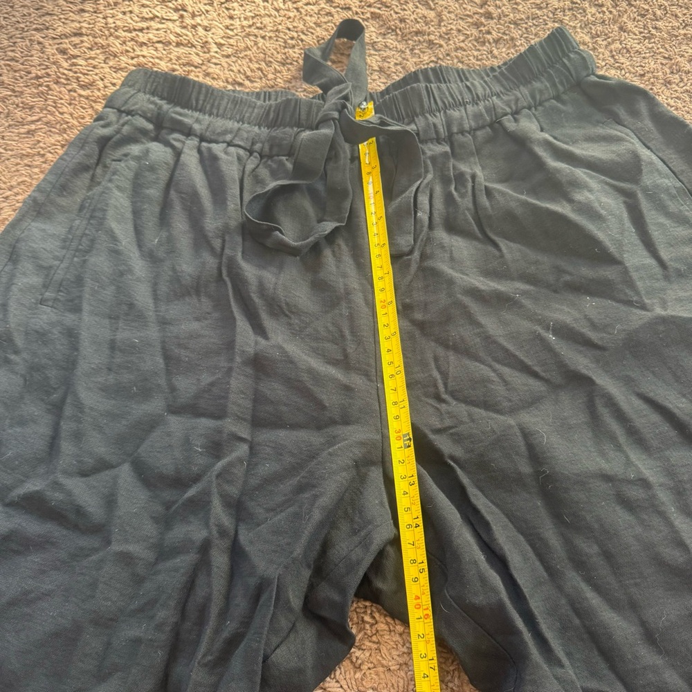 1.State Black Pull On Pants Drawstring Waist Tapered Size XXL NEW - Picture 10 of 11